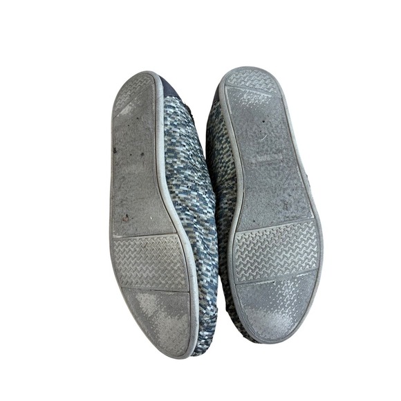 TOMS Woven Slip On Casual Shoes Comfort Loafers Neutral Pattern Size 9 - Picture 5 of 8
